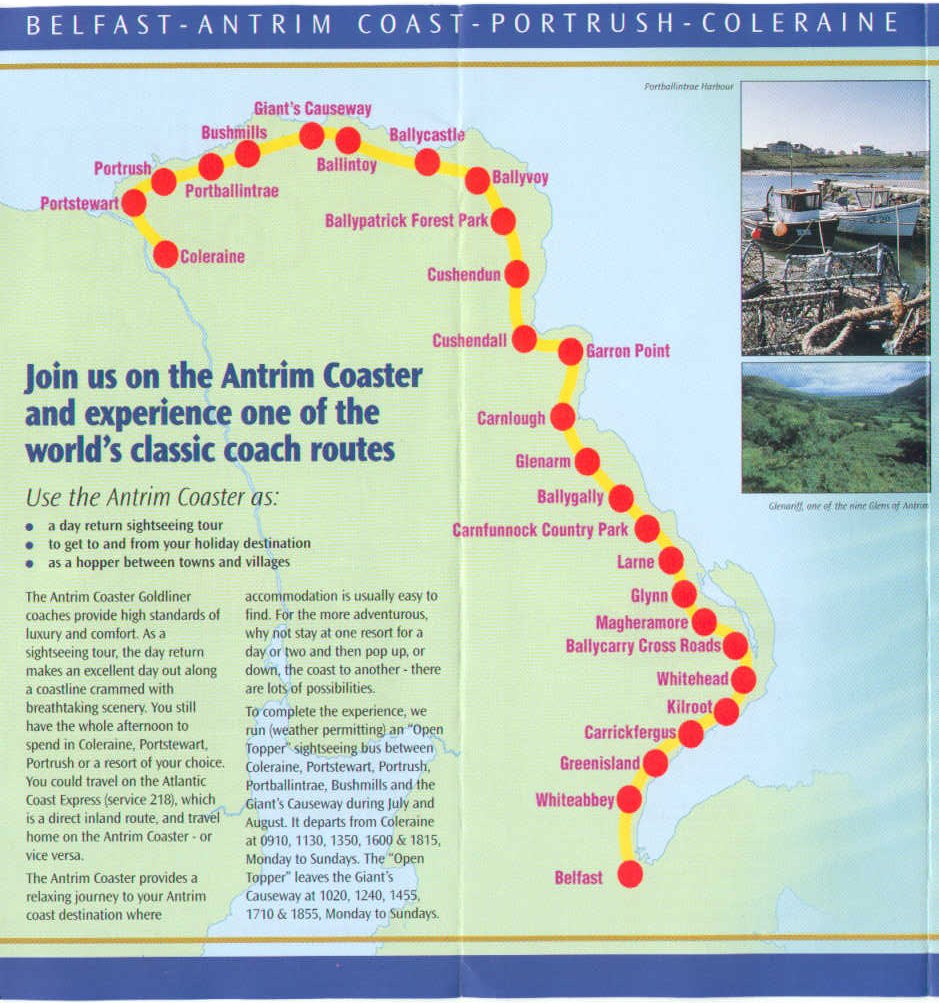 Ulsterbus Service 252 Antrim Coaster